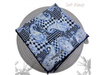 Natura Cotton Eşarp – Anadolu Esintisi Desen (El Dikişi)
