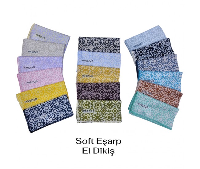 Natura Cotton Eşarp – Sonsuz Desen (El Dikişi) Natura Cotton Eşarp – Sonsuz Desen (El Dikişi)