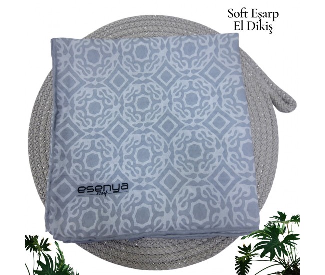 Natura Cotton Eşarp – Sonsuz Desen (El Dikişi) Natura Cotton Eşarp – Sonsuz Desen (El Dikişi)
