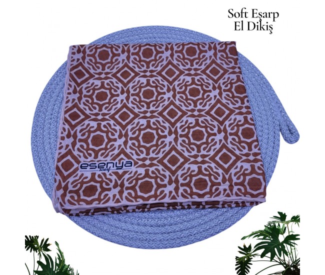 Natura Cotton Eşarp – Sonsuz Desen (El Dikişi) Natura Cotton Eşarp – Sonsuz Desen (El Dikişi)