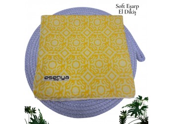 Natura Cotton Eşarp – Sonsuz Desen (El Dikişi)