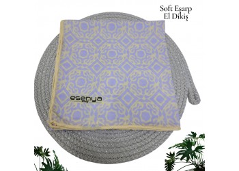 Natura Cotton Eşarp – Sonsuz Desen (El Dikişi)