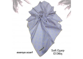 Natura Cotton Eşarp – Sonsuz Desen (El Dikişi)