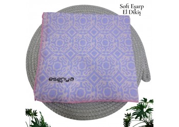 Natura Cotton Eşarp – Sonsuz Desen (El Dikişi)