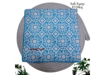 Natura Cotton Eşarp – Sonsuz Desen (El Dikişi)