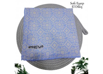 Natura Cotton Eşarp – Sonsuz Desen (El Dikişi)