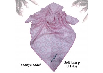 Natura Cotton Eşarp – Sonsuz Desen (El Dikişi)