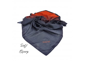 SOFT EŞARP DEGRADE TABA-SİYAH