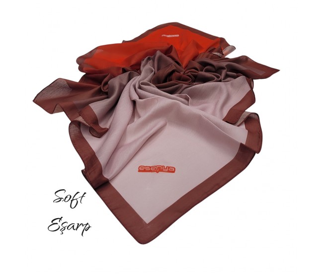 SOFT EŞARP DEGRADE NAR-VİSON SOFT EŞARP DEGRADE NAR-VİSON