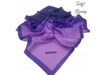 SOFT EŞARP DEGRADE LACİVERT-LİLA