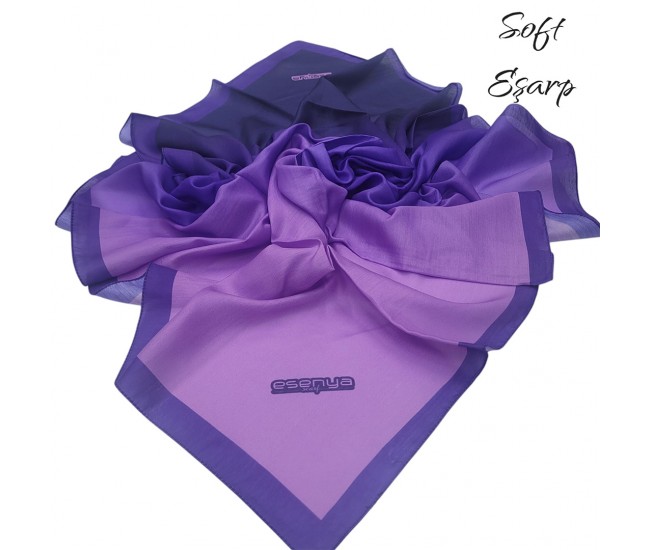 SOFT EŞARP DEGRADE LACİVERT-LİLA SOFT EŞARP DEGRADE LACİVERT-LİLA