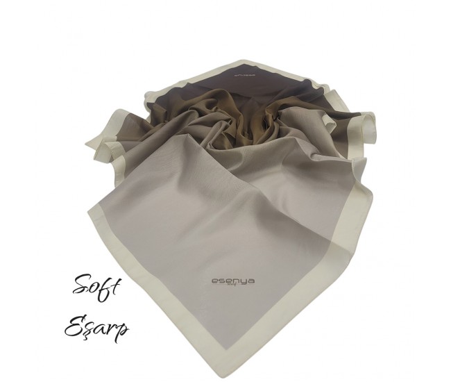 SOFT EŞARP DEGRADE KAHVE-GRİ SOFT EŞARP DEGRADE KAHVE-GRİ
