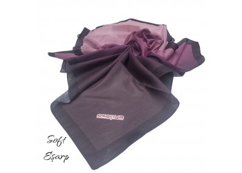 SOFT EŞARP DEGRADE PUDRA-MÜRDÜM