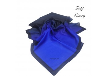 SOFT EŞARP DEGRADE SİYAH-SAKS