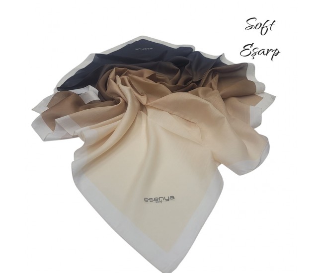 SOFT EŞARP DEGRADE KAHVE-BEJ SOFT EŞARP DEGRADE KAHVE-BEJ