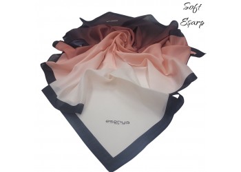 SOFT EŞARP DEGRADE KAHVE-KREM