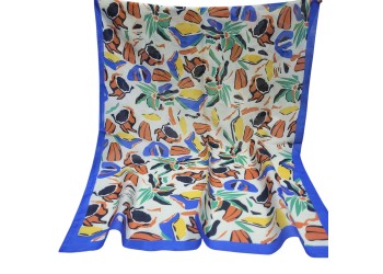 SOFT ŞAL - RENKLİ FORM DESEN