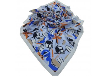 Soft Eşarp – Soyut Figür Desen