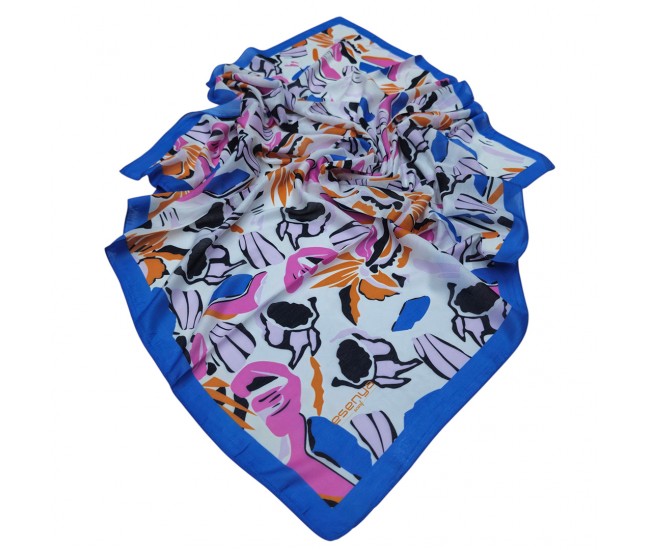 Soft Eşarp – Soyut Figür Desen Soft Eşarp – Soyut Figür Desen