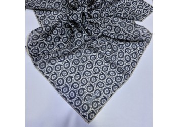 Soft Eşarp Damla Desen Gri