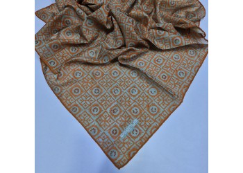 Soft Eşarp Etnik Desen Taba