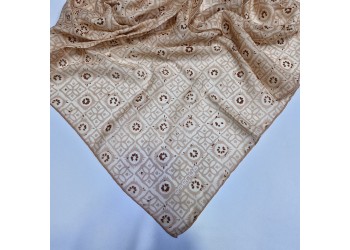 Soft Eşarp Etnik Desen TAŞ