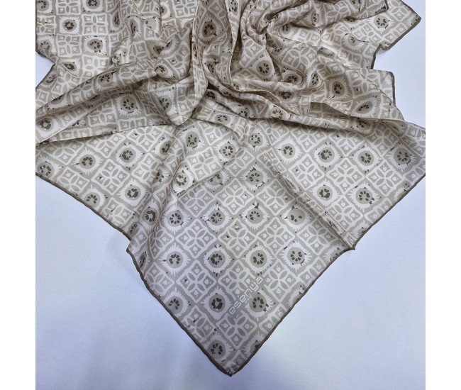 Soft Eşarp Etnik Desen KEMİK Soft Eşarp Etnik Desen KEMİK