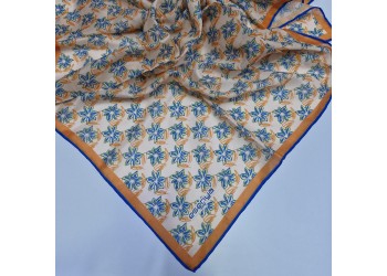 Soft Eşarp Sümbül Desen Kavun